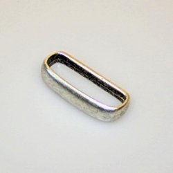 Metal belt loop - silver