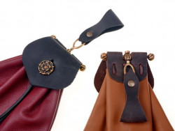 Alms-bag with purse bar