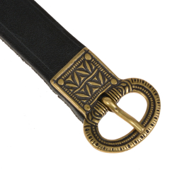 Late Roman belt -black / brass