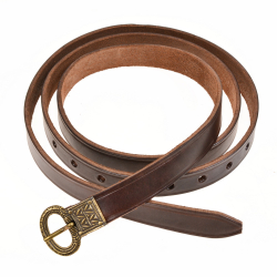 Late Roman belt - brown / brass