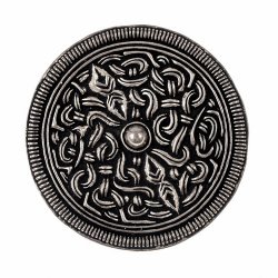 Sutton Hoo Brooch - silver plated