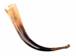 Drinking horn terminal in use