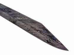Damascus steel sax blade