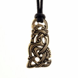 Midgard serpent pendant