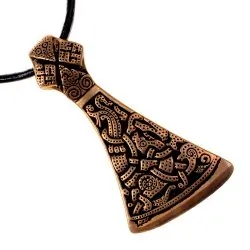 Mammen axe pendant - bronze