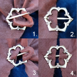 How to use a medieval ring brooch