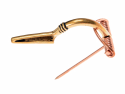 Crossbow brooch replica - opened