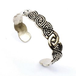 Celtic bracelet - silver plated