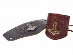 Armguards with Thor's Hammer