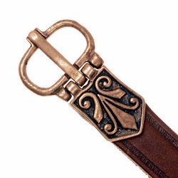 Avar belt with bronze buckle