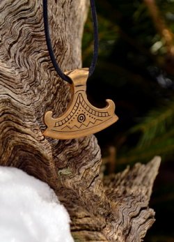 Viking axe pendant of Perun