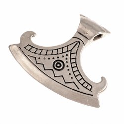 Axe pendant of Perun - silver plated