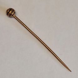 Medieval ball-headed veil pin replica