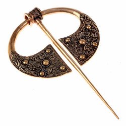 Bally Spellan Brooch - bronze