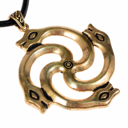 Baltisches Schlangen-Amulett - Bronze