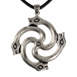 Baltisches Schlangen-Amulett - Silber