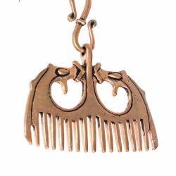 Viking beard comb - detail