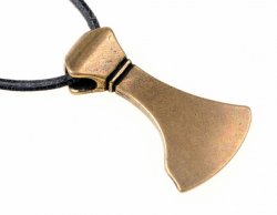 Viking Axe Amulet - brass