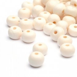 Bone beads - natural 