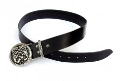 Belt Irish Celtic dogs - black