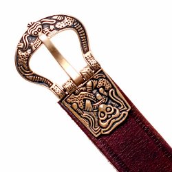 Viking belt from Birka - brown
