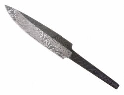 Viking damascus knife blade 