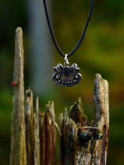 Viking ship amulet replica