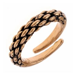 Viking finger ring replica - bronze