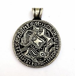 Bracteat Tjurko - silver