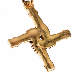 Brigids cross charm - backside