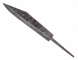 Damascus steel sax blade