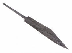 Damascus steel sax blade