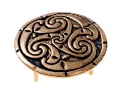 Celtic belt mount - bronze