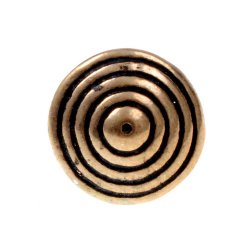 Medieval bronze button