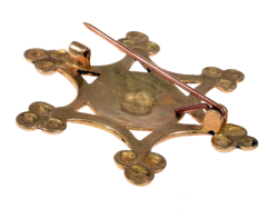 Uta brooch - backside