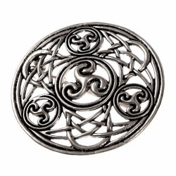 Iro Celtic Brooch - silver plated