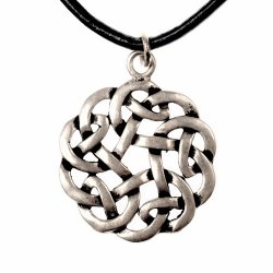 Charm with Celtic knot - silver