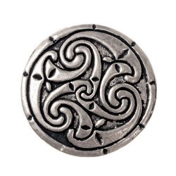Celtic belt mount - silver plated