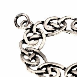 Celtic charm with knot work - detail