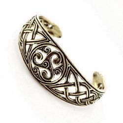 Celtic bracelet - silver plated