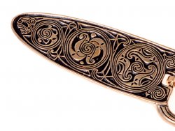 Celtic buckle from Lagore - detail