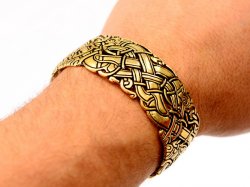 Celtic bangle in use