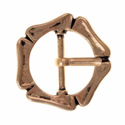 Cinquefoil bronze buckle replica