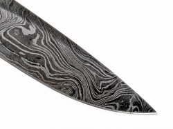 Damascus steel blade - detail