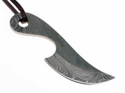 256 layered Damascus neck knife