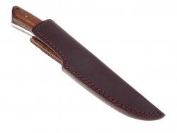 Jagdmesser Damast - Walnuss / Horn