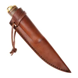 Wikingermesser in Lederscheide