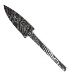 Knif blade of damascus steel