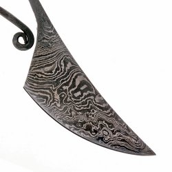 Damaststahl-Messer der Eisenzeit
