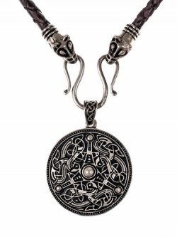 Viking necklace - silver plated